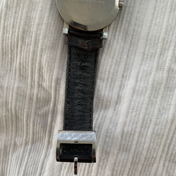 Burberry Leather Strat Watch